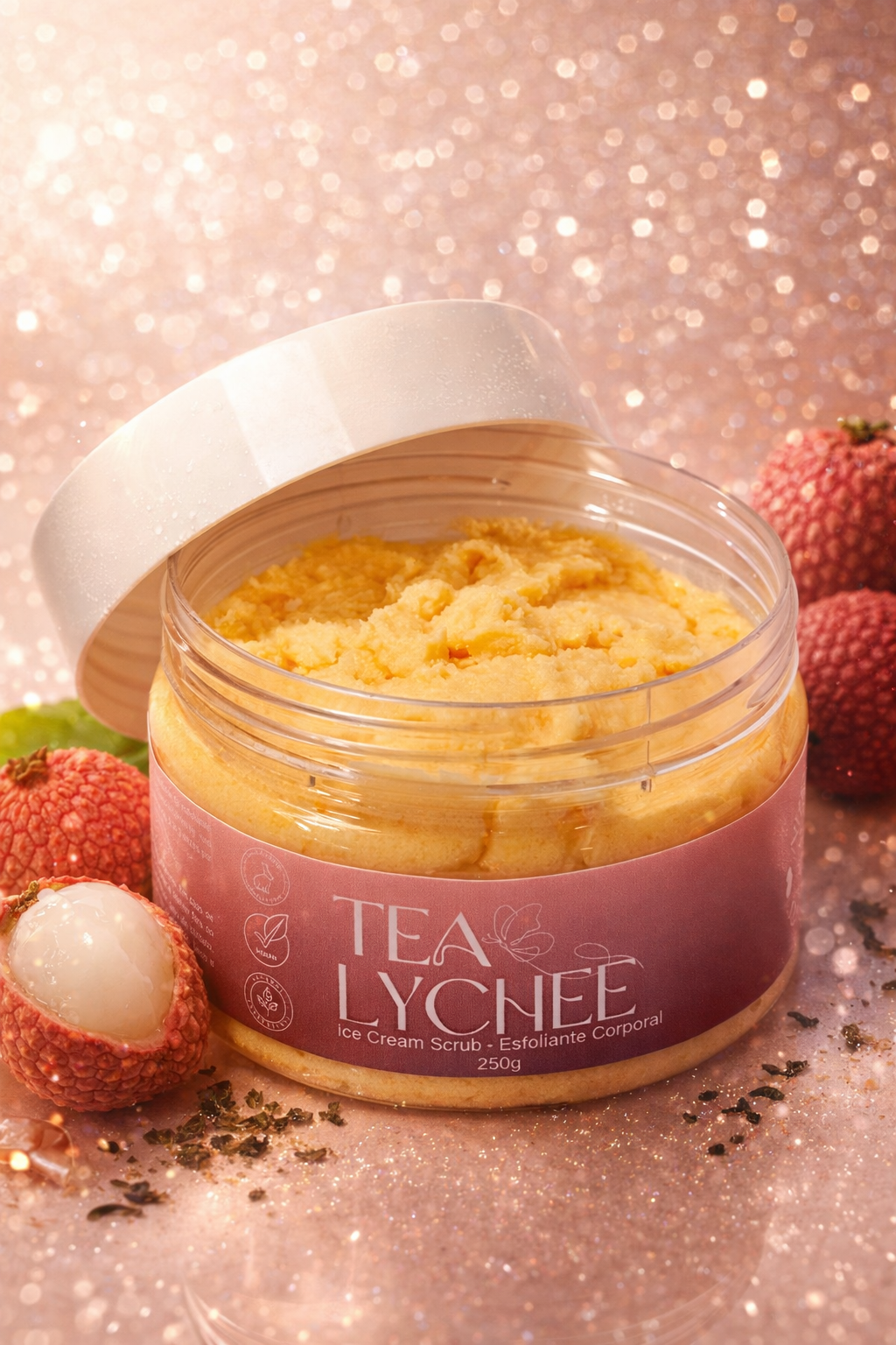 Sugar Scrub - TEA LYCHEE - Esfoliante Corporal