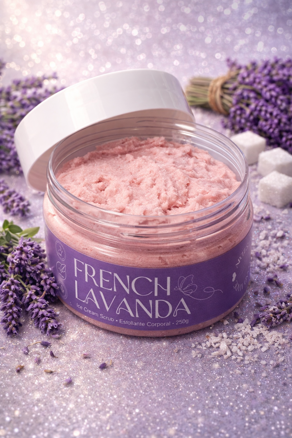 Sugar Scrub - FRENCH LAVANDA - Esfoliante Corporal