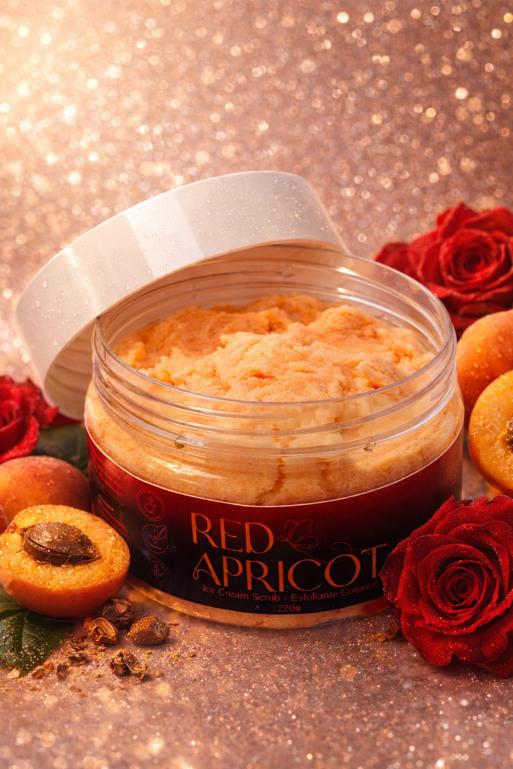 Sugar Scrub - RED APRICOT - Esfoliante Corporal