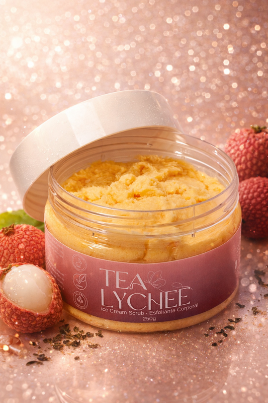 Ice Cream Scrub - Esfoliante Corporal - Tea Lychee