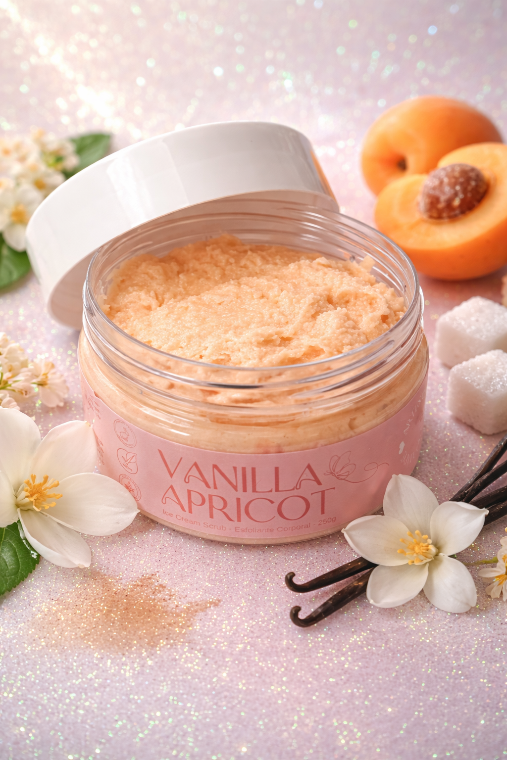 Ice Cream Scrub - Esfoliante Corporal - Vanilla Apricot